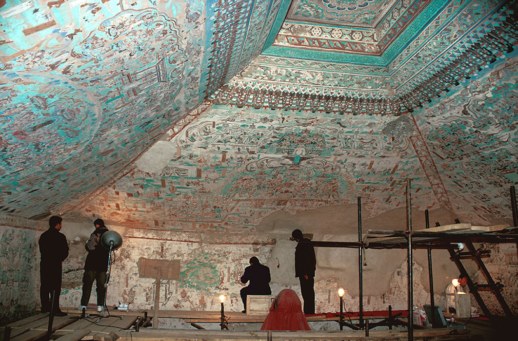 Wall Paintings Conservation at Mogao Grottoes