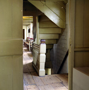 Entrance to the first gallery in the church (photo: P. Ryan)