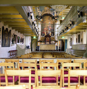 Church with view to the altar (photo: P. Ryan)