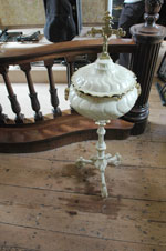 Baptism font in use in the church (photo: P. Ryan)