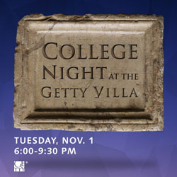 College Night at the Getty Villa