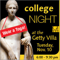 College Night at the Getty Villa
