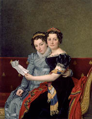 The Sisters Zénaïde and Charlotte Bonaparte  / David