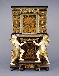 Cabinet on Stand / Boulle