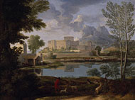 Landscape with a Calm / Poussin