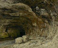 Grotto of Sarrazine / Courbet