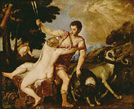 enus and Adonis / Titian