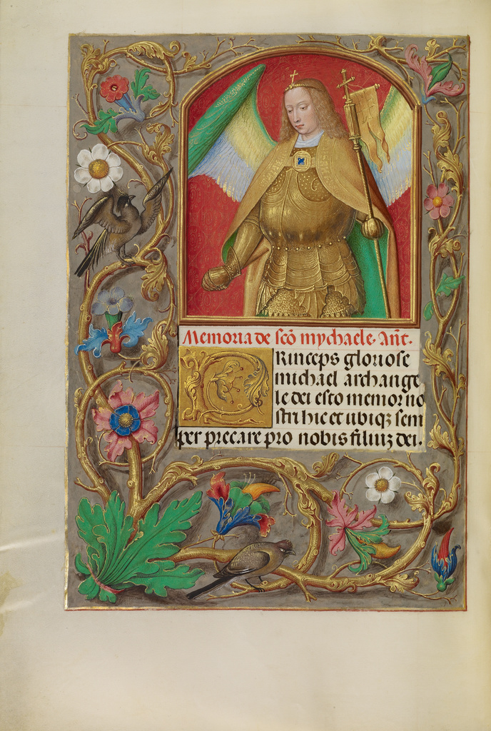 Connect The Colors >> Saint Michael (Getty Museum) Connect The Colors >> Saint Michael (Getty Museum)