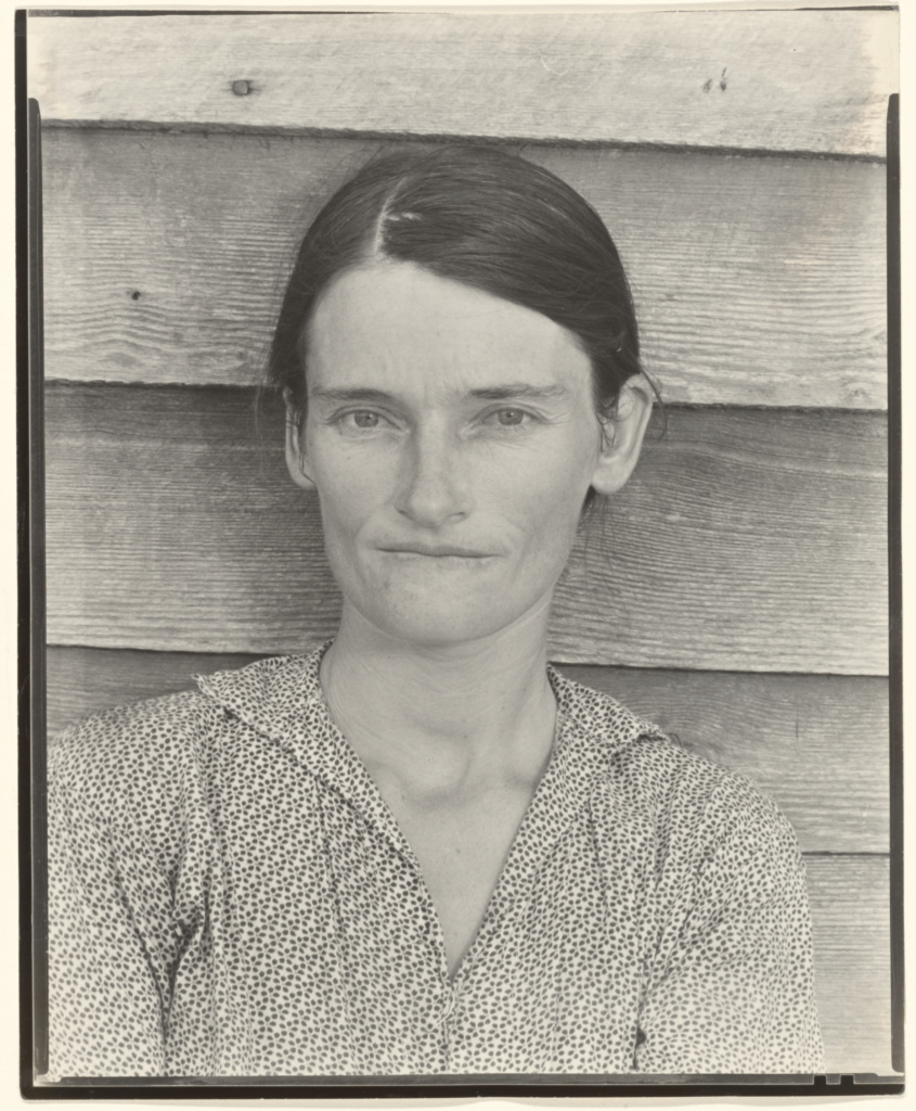 Image result for Walker Evans, Allie Mae Burroughs, Wife of a Cotton Sharecropper, Hale County, Alabama, 1936.