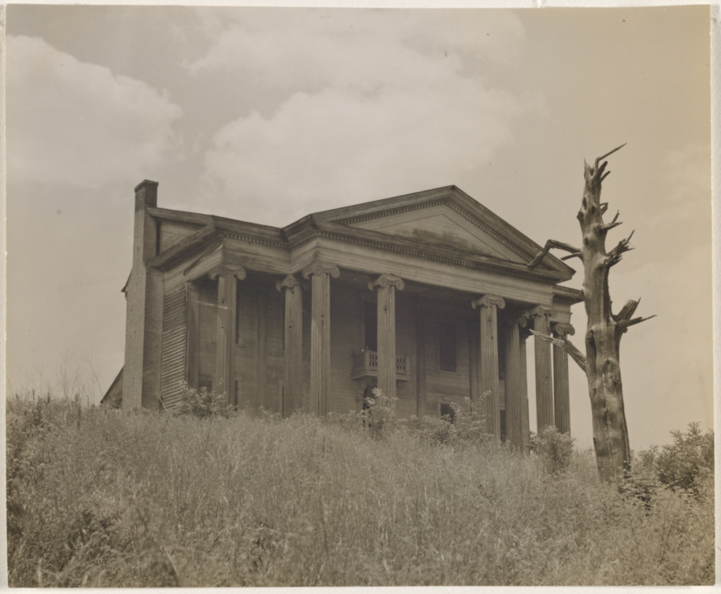 ruin rising gaunt faulkner country abandoned greek revival