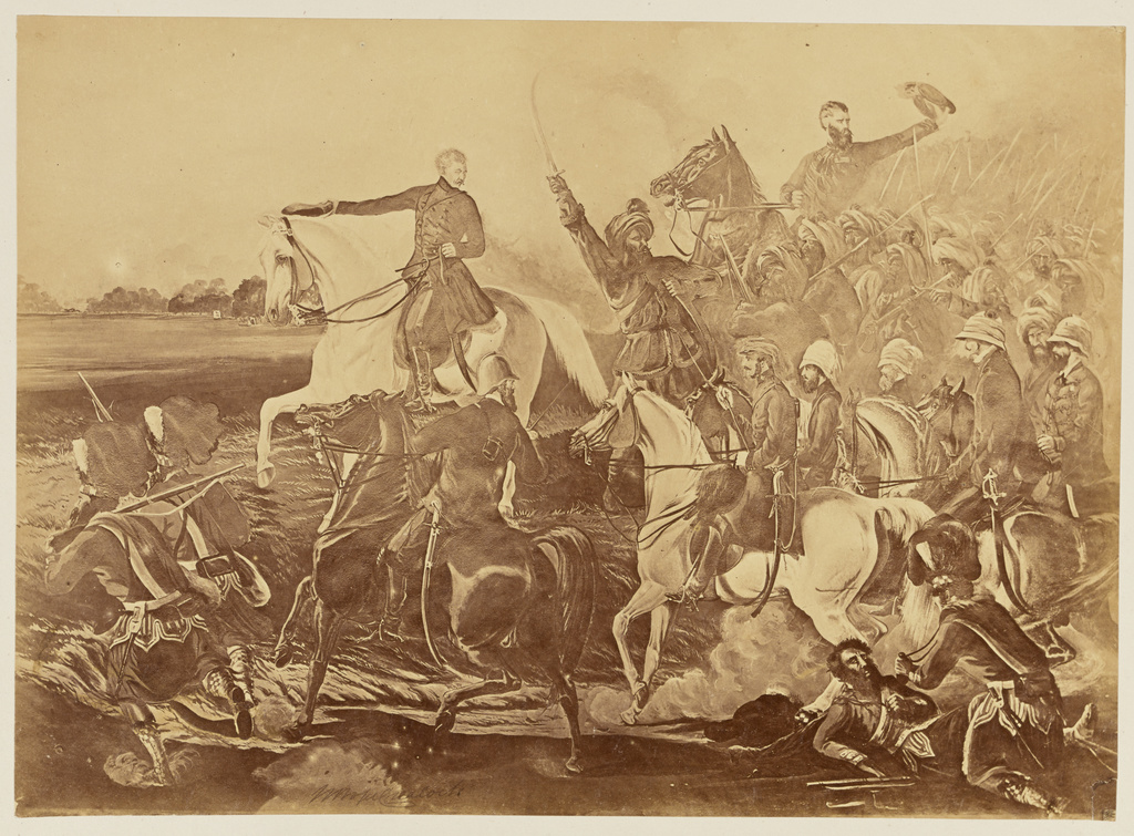 Восстановите картину восстания 1857 г