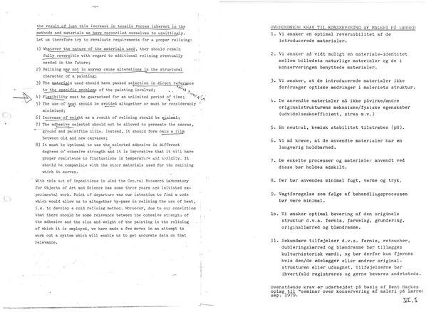 Scans of two typed pages written in courier font.