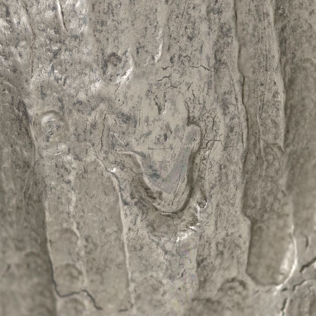 Close-up of a partially stamped human foot on the lid.