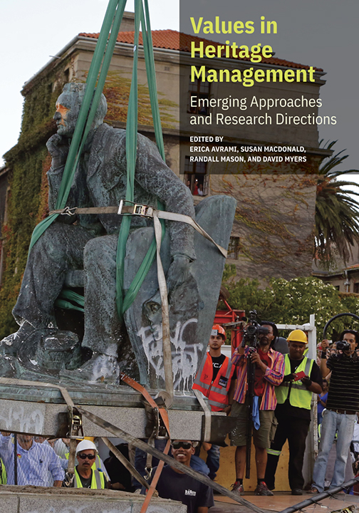 Book cover for values in heritage management