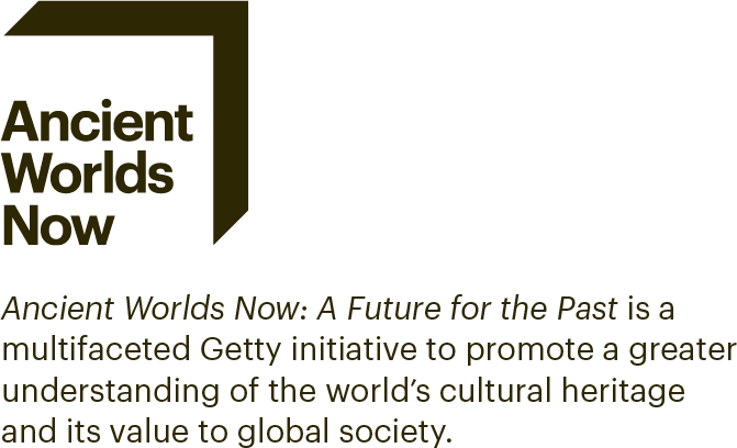 This book is part of &lsquo;Ancient Worlds Now: A Future for the Past&rsquo;, a multifaceted Getty initiative to promote a greater understanding of the world’s cultural heritage and its value to global society