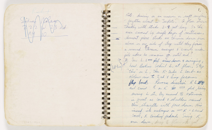 Seventeen lined pages in spiral bound notebook containing handwritten text in English. Pages contain either paragraphs of text that span the length of the page or numbered/lettered lists.