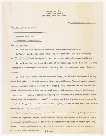 White page with black print in English. Paragraphs of text cover length of page, each with several blanks filled in with typewritten text. 