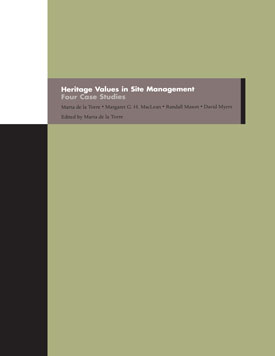 Heritage Values in Site Management