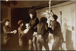 Ed Bereal and members of The Bodacious Buggerrilla perform