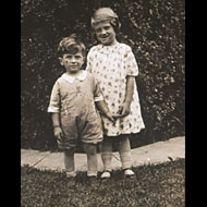 Unknown / David Tudor and his sister Joy