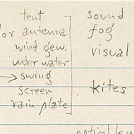 Tudor / Notes for Island Eye, Island Ear -- A collaborative project utilizing island sounds  