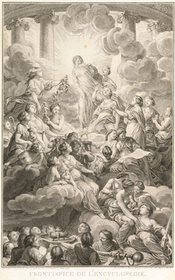 Frontispice de l'Encyclopedie (detail) / Prevost and Cochin