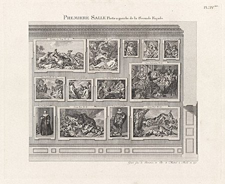 Printer's proof: First Room, Second Facade of the Dusseldorf Gallery, Right Section Printer's proof: First Room, Second Facade of the Dusseldorf Gallery, Right Section