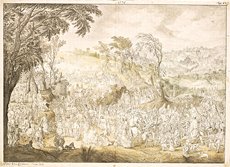 Drawing after the painting Christ Carrying the Cross by David Vinckboons Drawing after the painting Christ Carrying the Cross by David Vinckboons