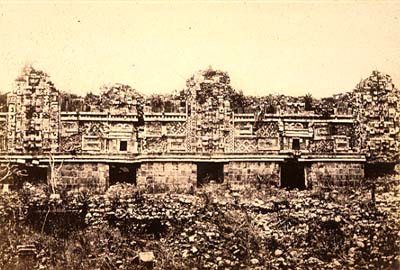 Charnay/Northern building of the Nunnery at Uxmal, Mexico