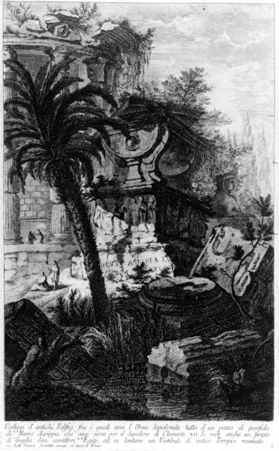 Piranesi/Sepulchral urn of Marcus Agrippa 