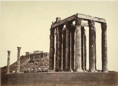 Braun/Temple of Olympian Zeus, Athens