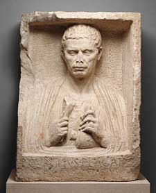 Grave Relief of Publius Curtilius Agatus, Silversmith / Unknown