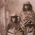 Portrait of indigenous men, Albumen print