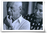 Picasso with his wife / Liberman