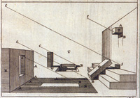 Engraving from <i>Perspective Pratique</i> / Dubreuil