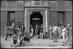 Outside the Woman's Building, 1975 / Karras