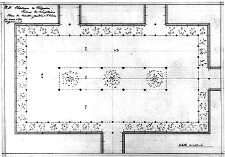 Balat / Plan for the proposed winter garden