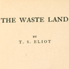 The Waste Land title page / Eliot