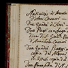 Page from the inventory of paintings from the estate of painter Giacinto Calandrucci / Estate of Giacinto Calandrucci