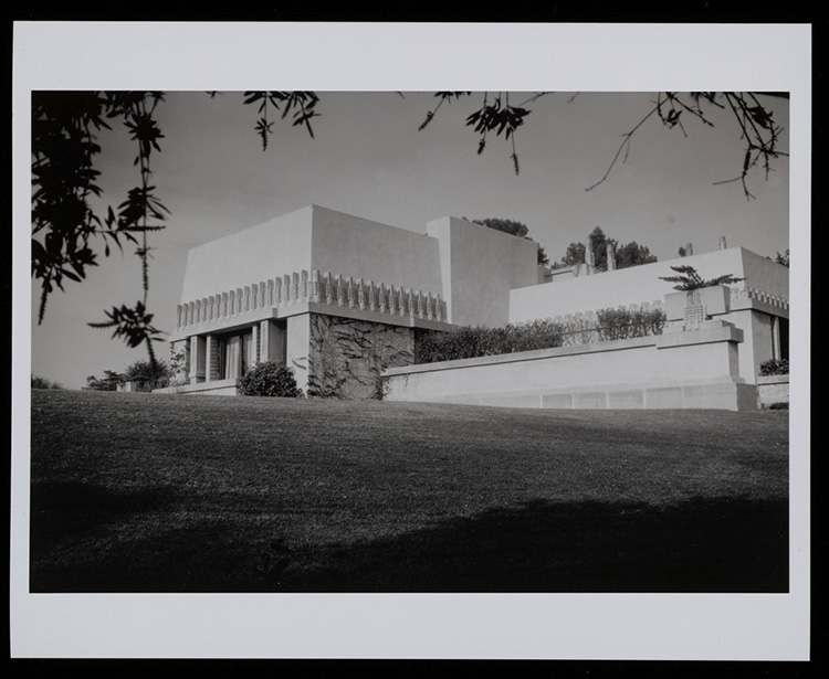 A photo of Frank Lloyd Wright's Hollyhock House