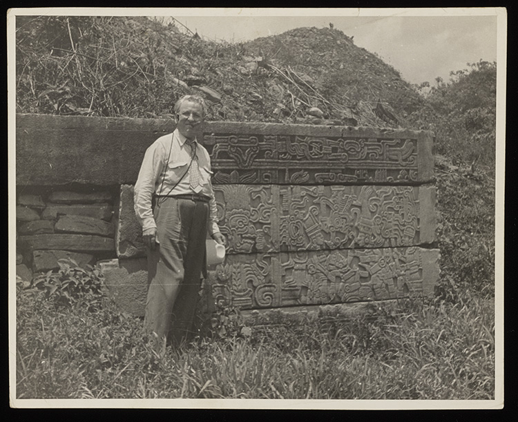 Earl Stendahl at El Tajin in Papantla, Veracruz 