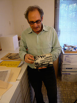 photograph of Steven Leiber showing Eleanor Antin's 