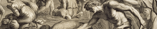 Audran after Poussin, Rinaldo and Armida (detail), ca. 1684-1690 (2001.PR.3)