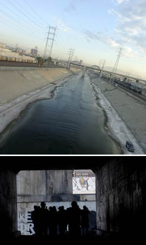 Sixth Street Bridge, Los Angeles River