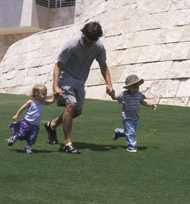 Family in Central Garden