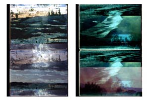 Still from Horizontal Boundaries by Pat O'Neill with music by Carl Stone