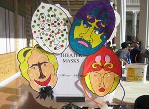 Mask-making workshop in the Outer Peristyle