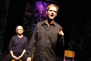 Hugh Lupton and David Morden in performance