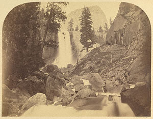 Vernal Fall, 300 Feet, Yosemite, No. 87 /  Watkins