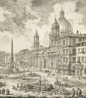 View of the Piazza Navona / Piranesi